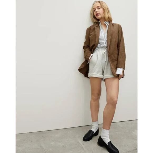 Everlane Fatigue Blazer Utilitarian Casual Blazer Organic Cotton Linen Blend - Picture 1 of 6